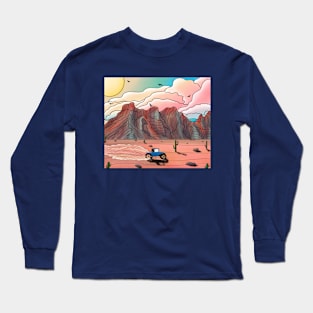 Vintage Off Road Drive Long Sleeve T-Shirt